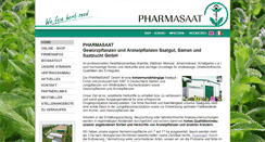 Desktop Screenshot of pharmasaat.de